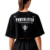 Crop top Oversize mujer powerlifter spartan