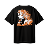 Playera entrenamiento oversize rengoku