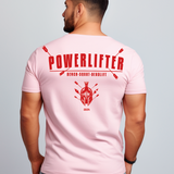 Playera Deportiva POWERLIFTER spartan Rosa