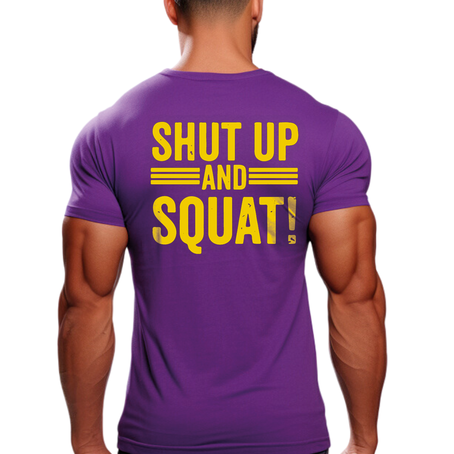 Playera Entrenamiento Deportiva SHUT UP AND SQUAT