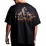 Playera entrenamiento oversize vegeta bicep time